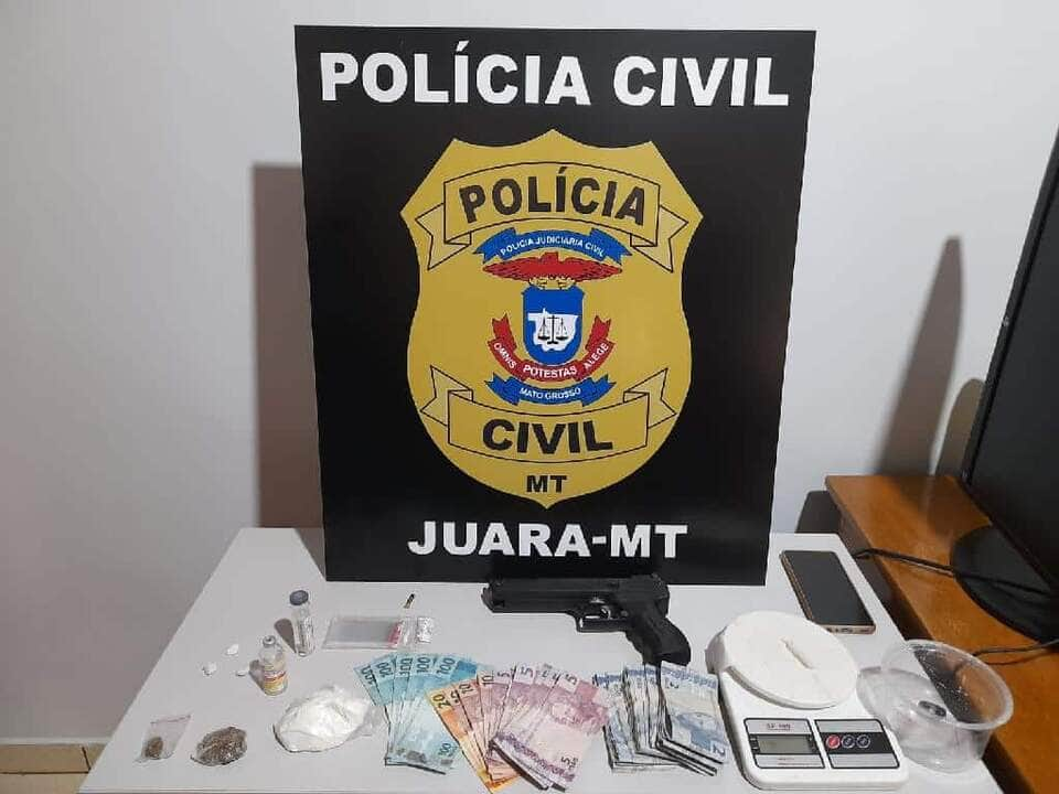 policia civil prende traficantes durante cumprimento de mandados em juara