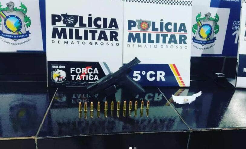 policia militar prende motorista por disparo de arma de fogo e ameaca