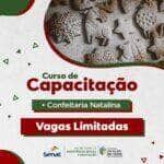 prefeitura de lucas do rio verde oferta curso de confeitaria natalina