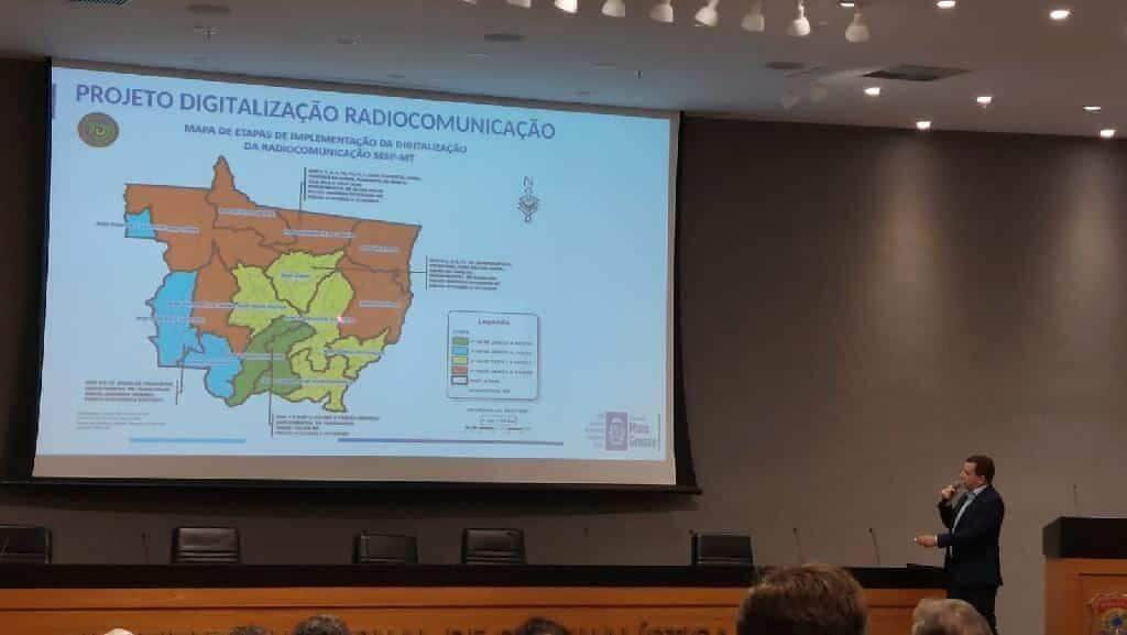 radiocomunicacao digital de mt e referencia em evento da policia federal