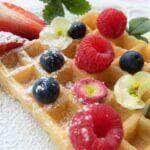 receita de waffle