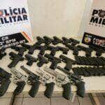 Polícia Militar recupera 28 armas que foram furtadas em Sorriso