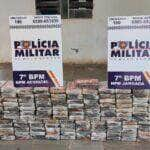 Polícia Militar apreende 160 tabletes de cocaína e prende quadrilha por tráfico