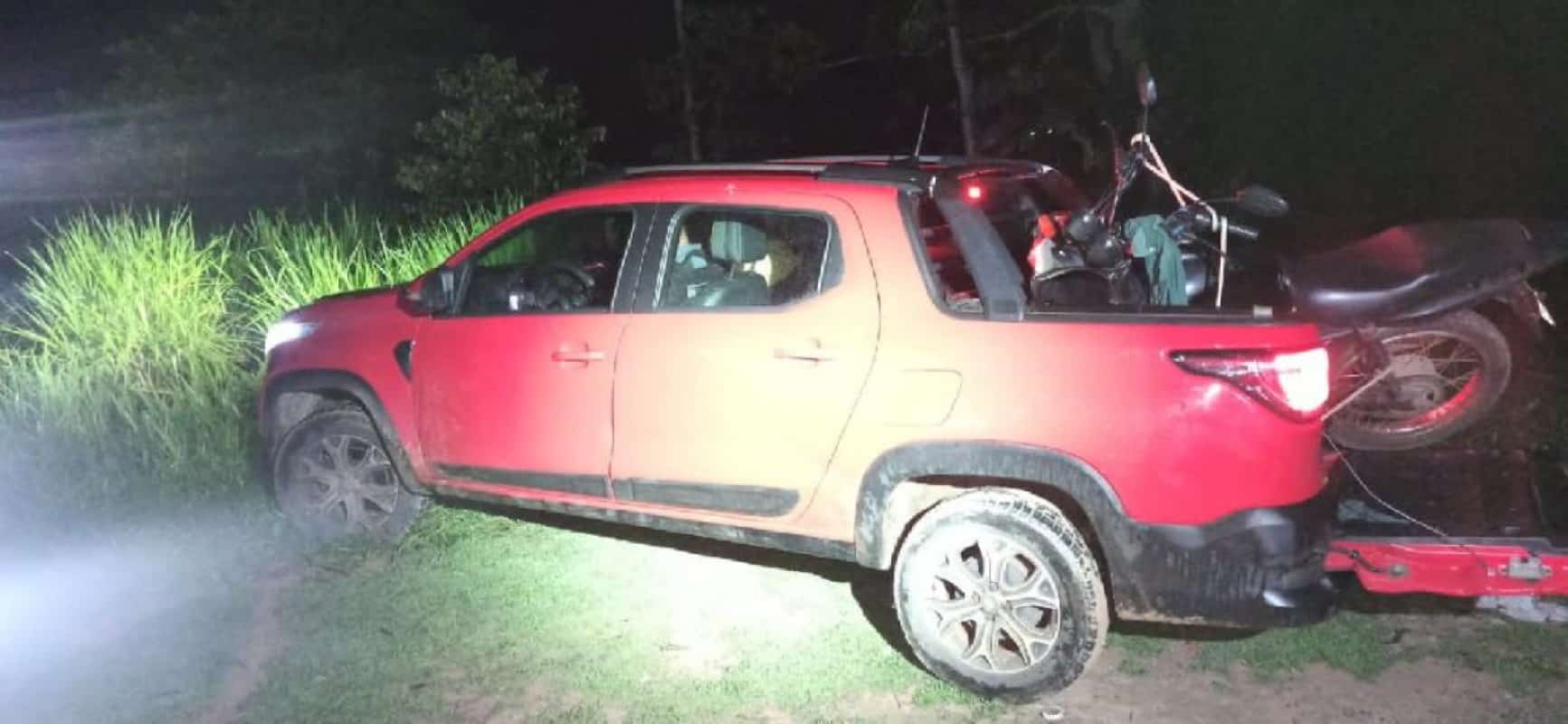 Polícia Militar resgata homem vítima de sequestro, recupera veículo e apreende motocicleta