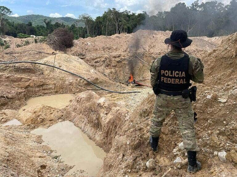 pf deflagra operacao alfeu viii para reprimir o garimpo ilegal em mato grosso