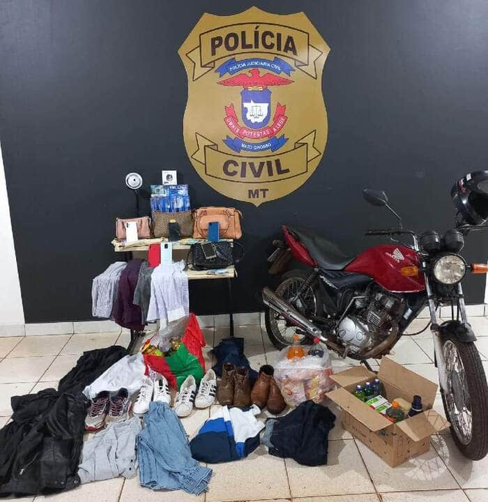 policia civil prende autor de furtos em serie contra mulheres em tangara da serra