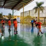 selecoes municipais de futsal e handebol disputam jogos abertos mato grossenses em sorriso
