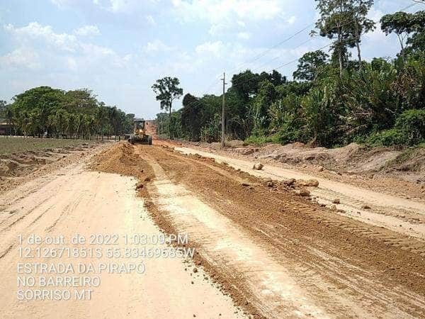 trabalho e constante para manter pontes e estradas vicinais em dia