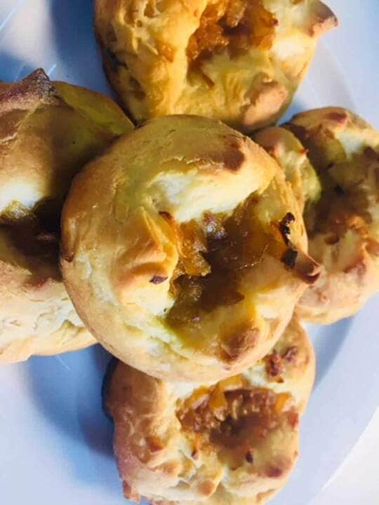 receita de pão de cebola