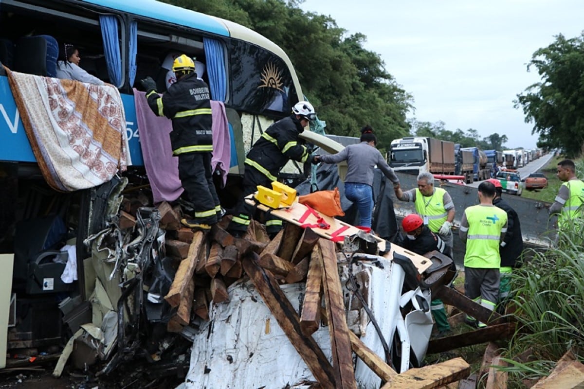 BR-163 é liberada após 8h de interdição por conta de grave acidente