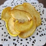 como fazer chips de maçã