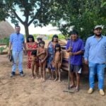 empaer e viveiro entregam mudas de arvores frutiferas para comunidade indigenas