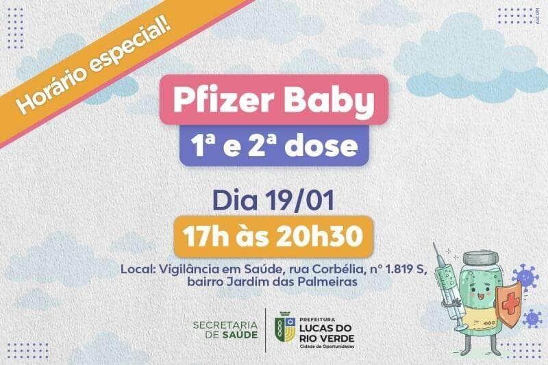 lucas do rio verde tera horario especial a noite para vacinacao covid baby