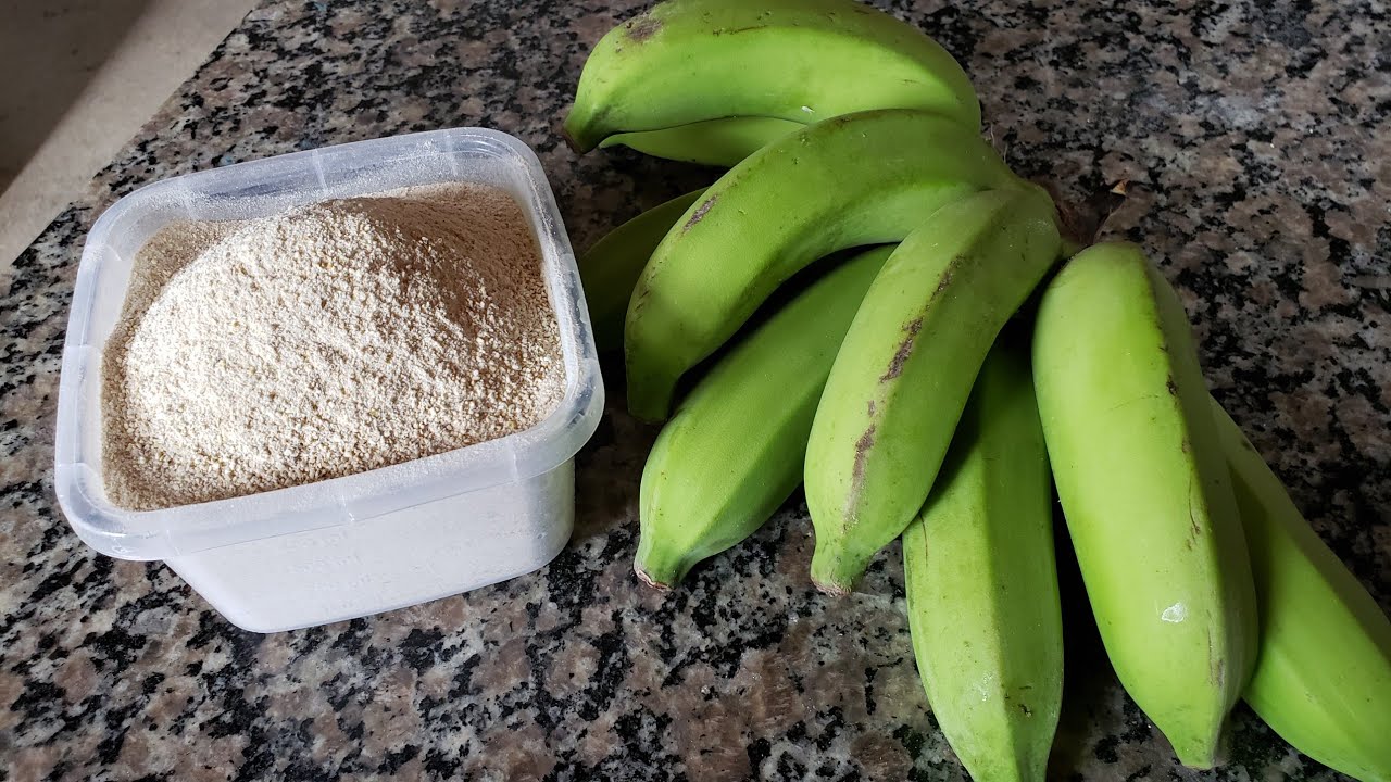 como fazer farinha de banana verde