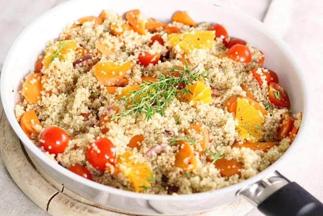 como fazer farofa de quinoa