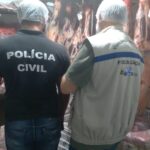 policia civil e vigilancia sanitaria apreendem mais de 825 kg de carne impropria para consumo em acougue da capital