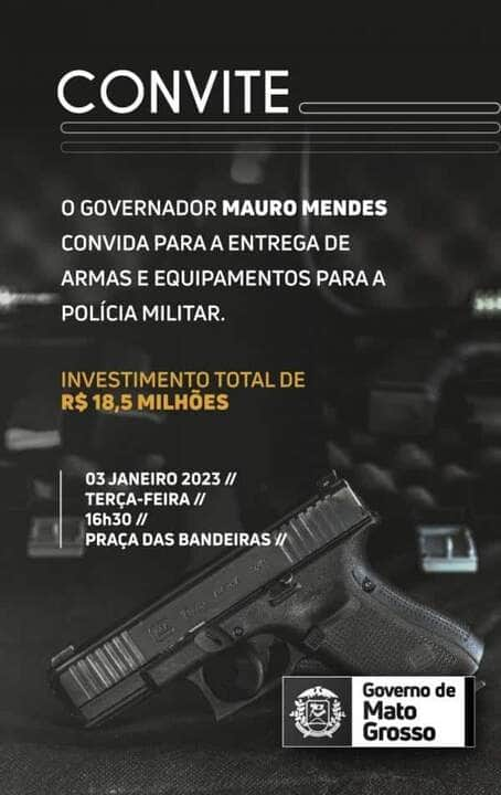 sorrisenses participam da solenidade de entrega de armas e equipamentos a pm