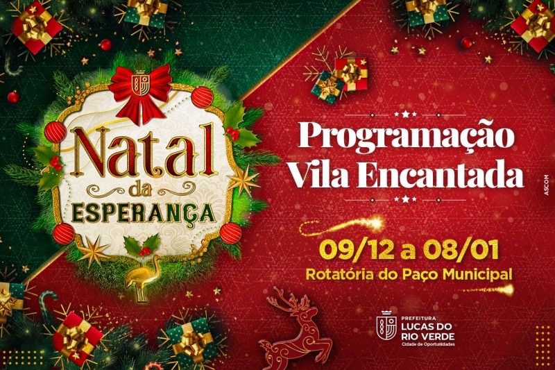 vila encantada do natal da esperanca encerrara as atividades neste domingo 08