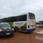 Em Sorriso-MT, PRF retira ônibus clandestino de circulação