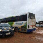 Em Sorriso-MT, PRF retira ônibus clandestino de circulação