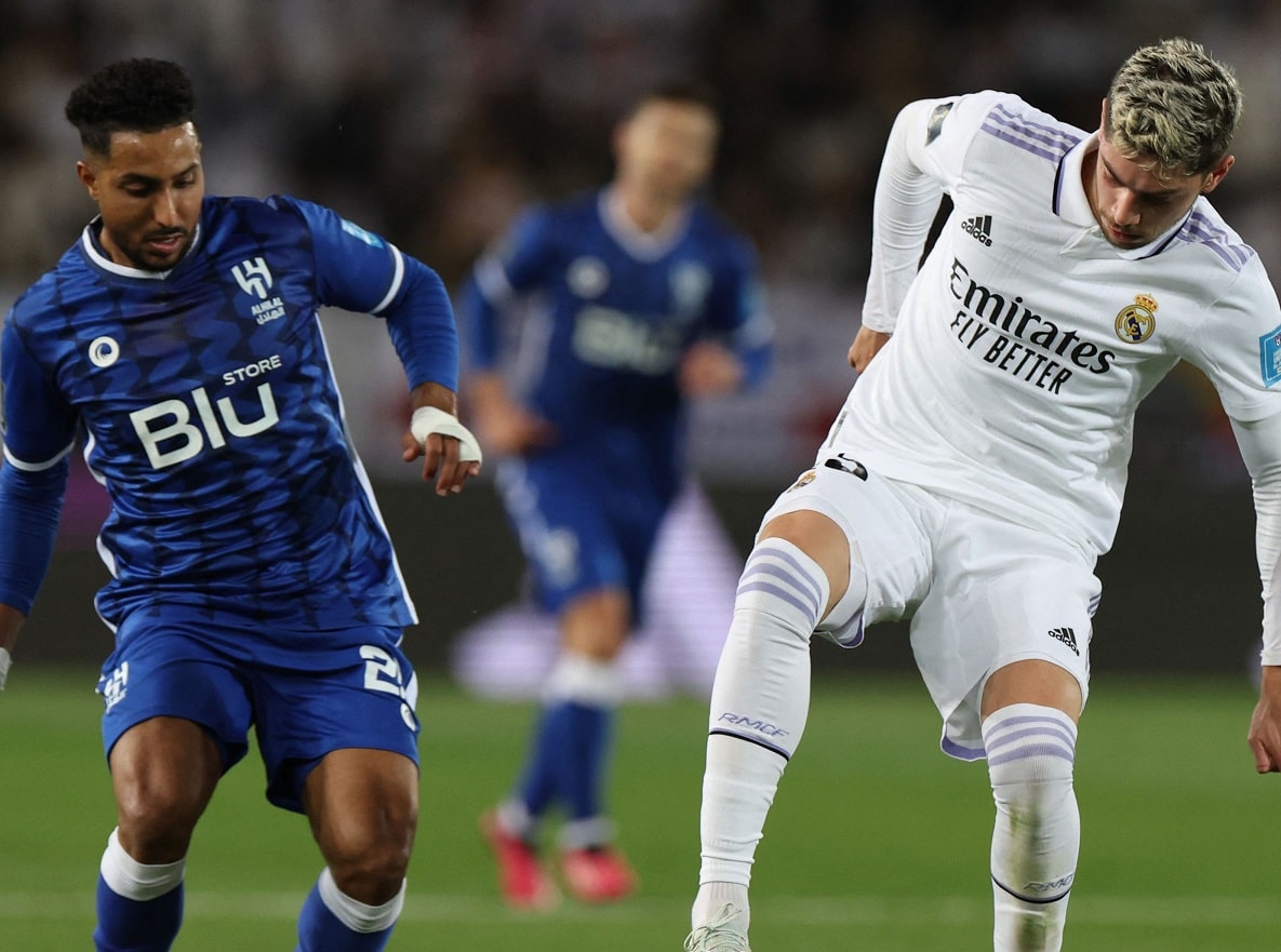 Real Madrid goleiro o Al Hilal com show de Vinícius Junior e conquista o título Mundial de Clubes no Marrocos. Foto: Divulgação Fifa