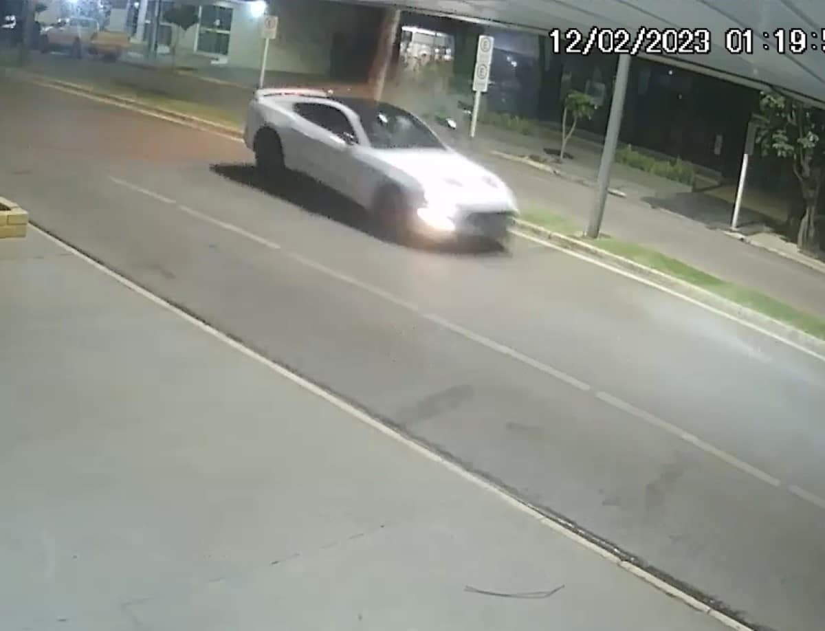 Vídeo mostra momento de acidente envolvendo Mustang em Lucas do Rio Verde