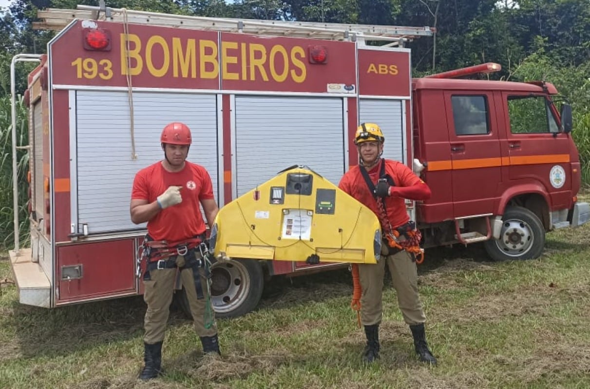 Bombeiros recuperam drone avaliado em R$ 180 mil