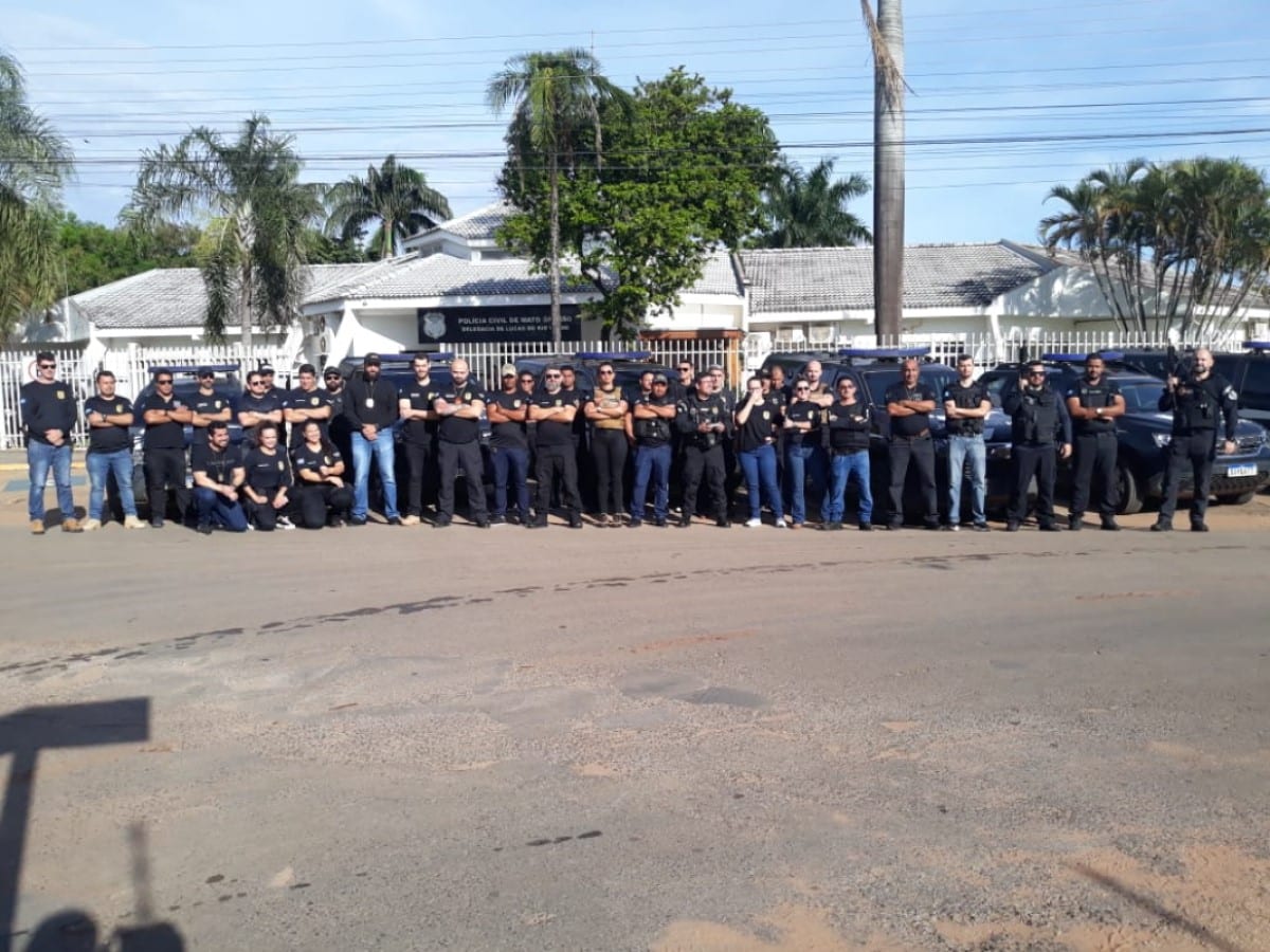Polícia realiza operação contra autores de roubos em Lucas do Rio Verde