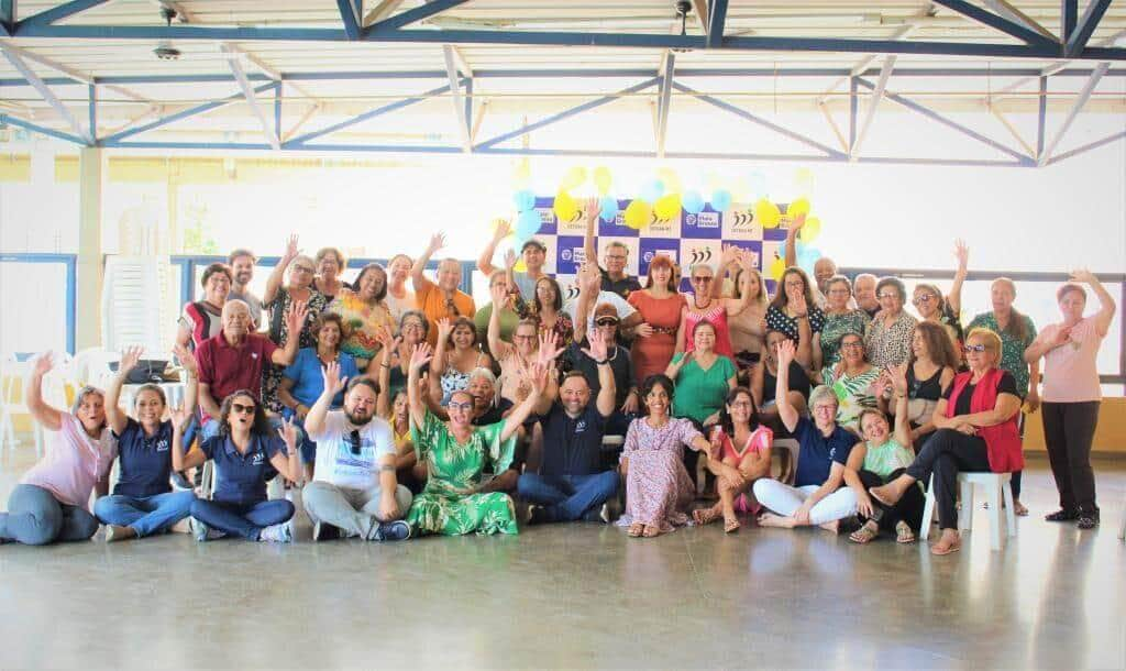 detran mt realiza encontro de aposentados com diversas atividades e momento de interacao