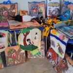 livros e fantoches de pano sao entregues para educacao infantil do municipio