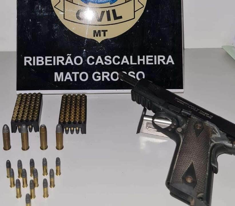 policia civil prende secretario de municipio em flagrante por porte e posse de arma de fogo