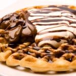 receita de waffle doce