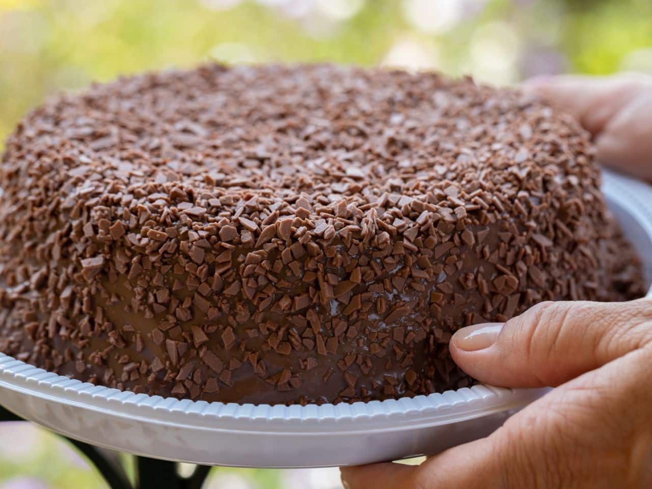 Bolo de chocolate com cobertura de brigadeiro?