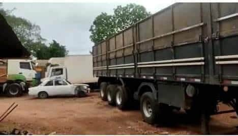 semirreboque roubado em campo verde e localizado pela policia civil em patio de empresa em cuiaba