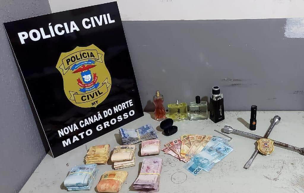 suspeito de furtar casa paroquial no interior e preso em flagrante pela policia civil