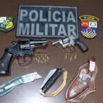 Policia Militar prende homem com duas armas de fogo em Pocone