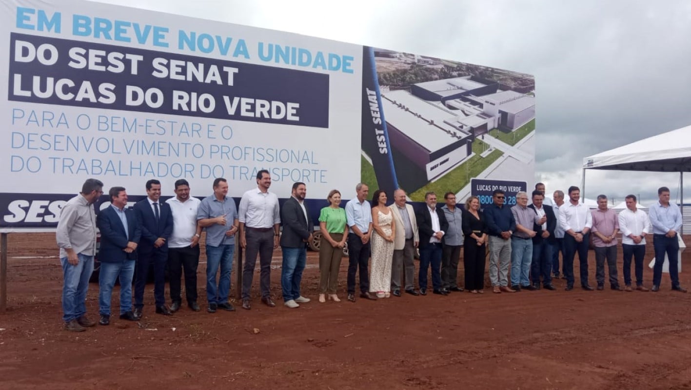 Com investimento de R$ 23 milhões, obras do SEST SENAT é lançada em Lucas do Rio Verde 2 Espaço amplo irá proporcionar a prestação de serviços, qualificação profissional e saúde aos trabalhadores do transporte.