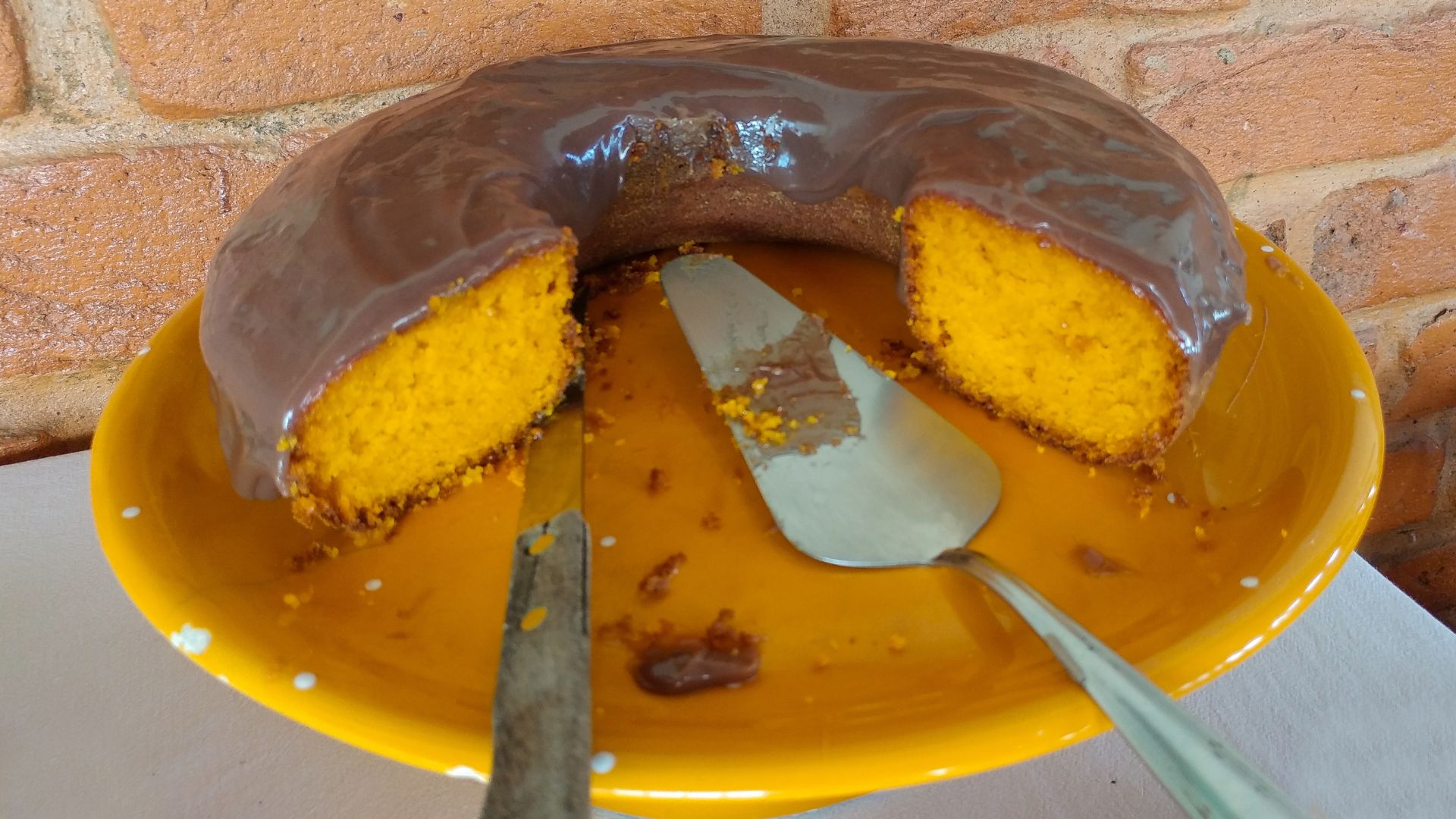 bolo de cenoura