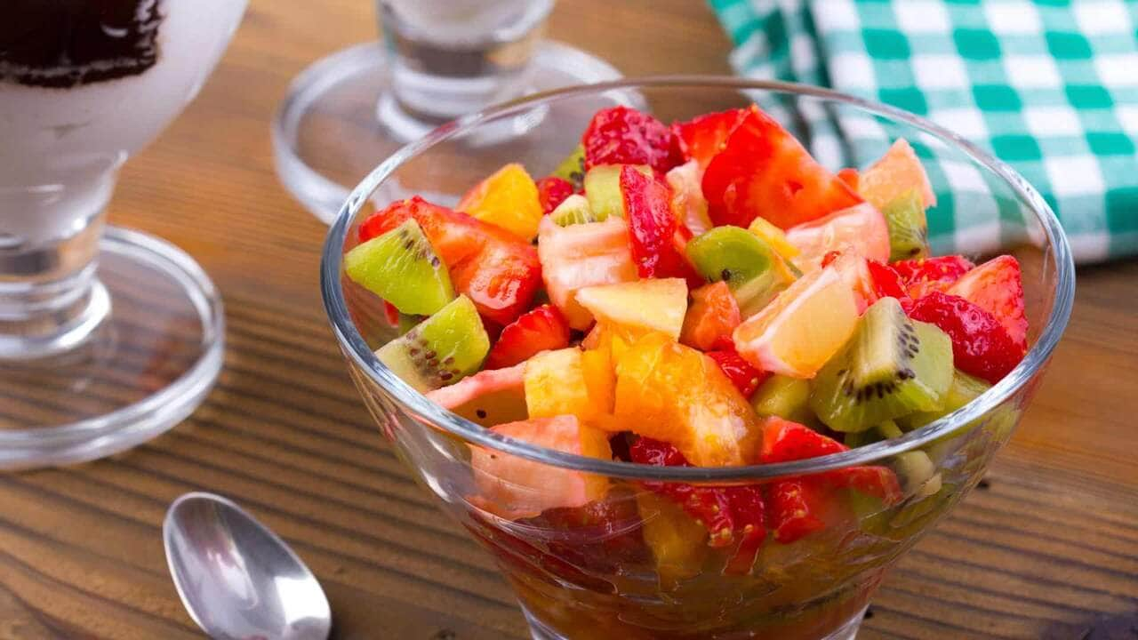 como fazer salada de frutas