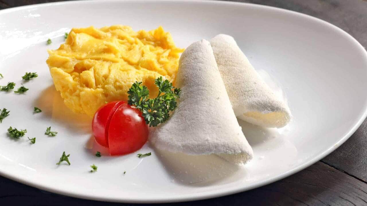 como fazer tapioca com ovo