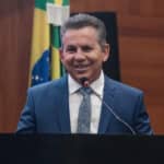 O governador Mauro Mendes