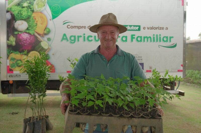 mais de 60 mil mudas frutiferas e caixas de abelhas sao fornecidas a agricultura familiar