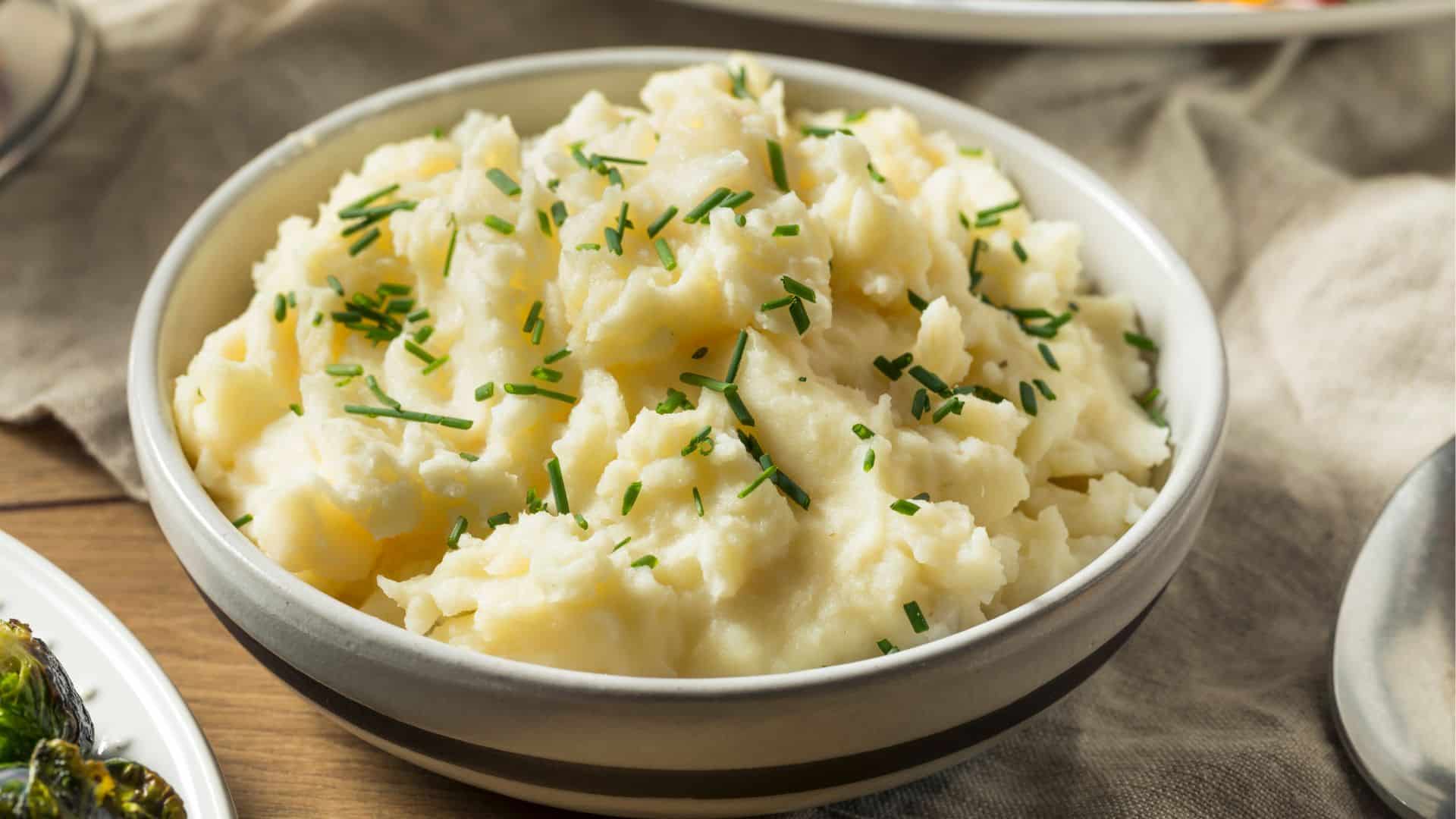como fazer purê de batata sem leite