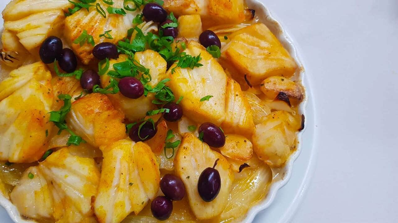 receita de bacalhau no forno