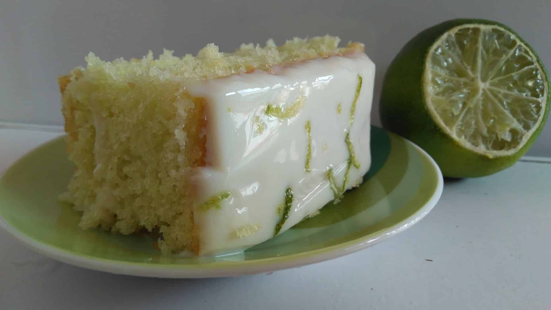 receita de bolo de limão verde
