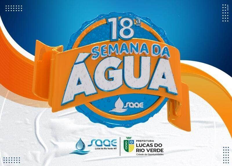 semana da agua comeca dia 19 e tem programacao especial