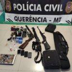 Armas municoes e cigarros eletronicos sao apreendidos em Mato Grosso