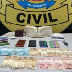 Policia Civil prende traficantes com pasta base que abasteceria Agua Boa