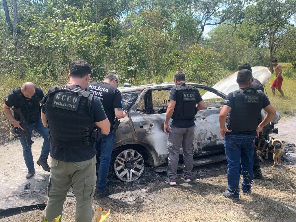 Polícia investiga a identidade do bando que tentou assaltar empresa de segurança em Mato Grosso
