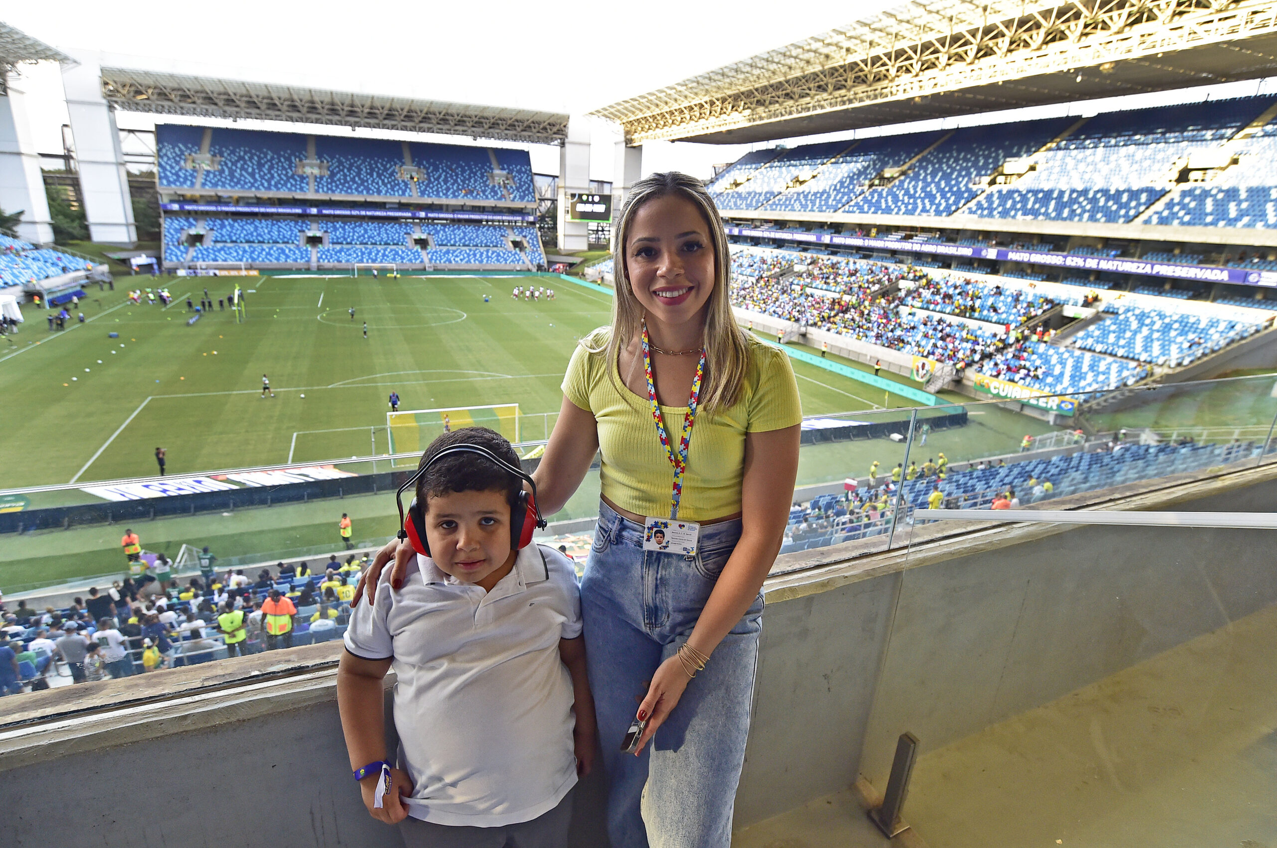 Josi Dias | Programa SER Família Inclusivo - autistas assistem ao jogo do Cuiabá X Bragantino
